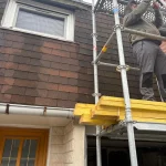 rénovation complète d’une toiture avec tuiles decra galvanisé Pose de demis chevron pose d’une isolation en 45mm pose d’écran sous toiture pose de contre liteaux pose de liteaux puis pose de la tuiles devra galvanisé Fosses 95470 - photo 16